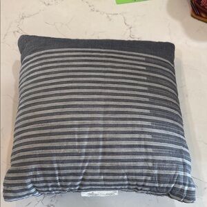 Striped Gray Cushion